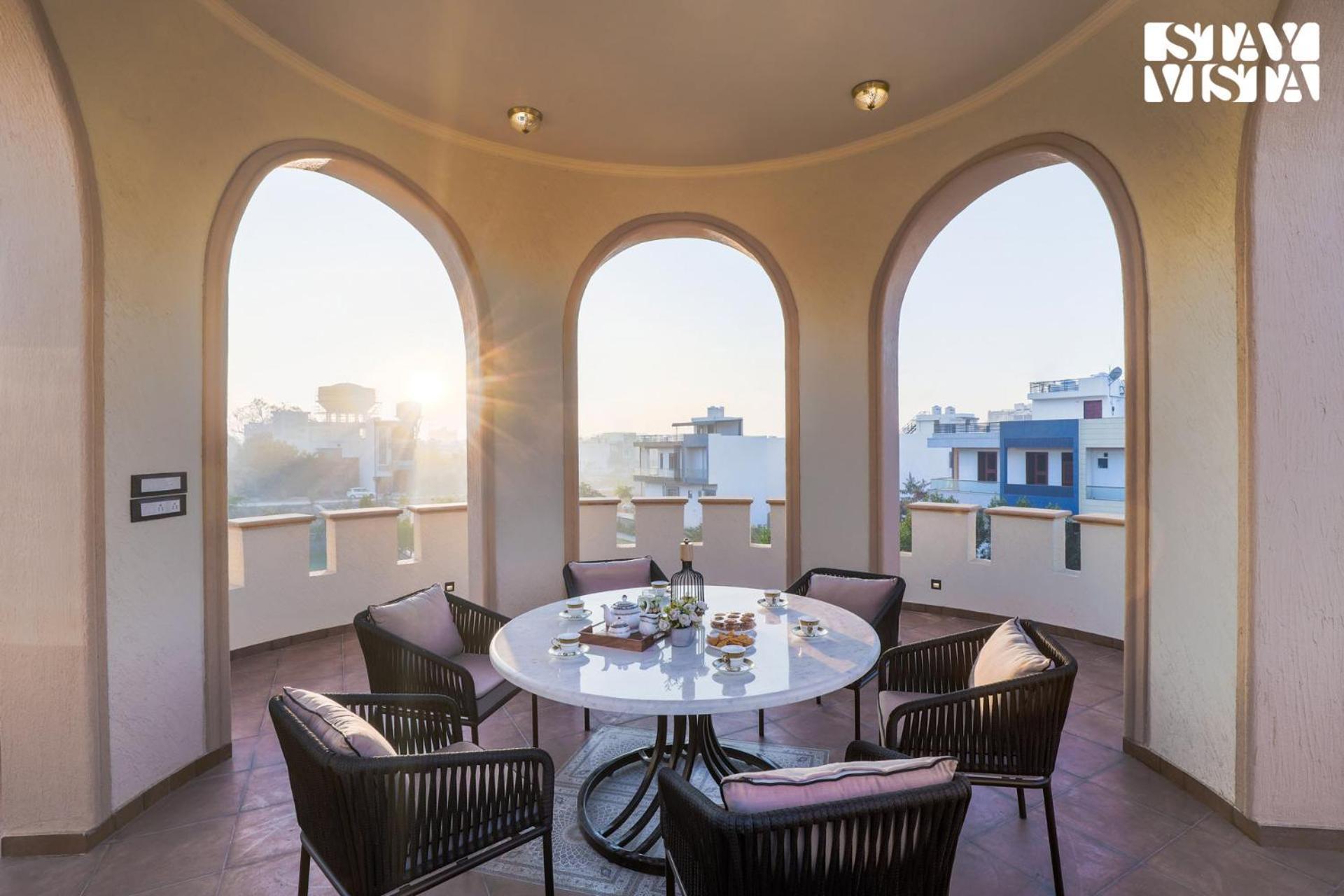 Stayvista'S Mystic Castle With Terrace, Swimming Pool, Lawn With Gazebo Jaipur Extérieur photo